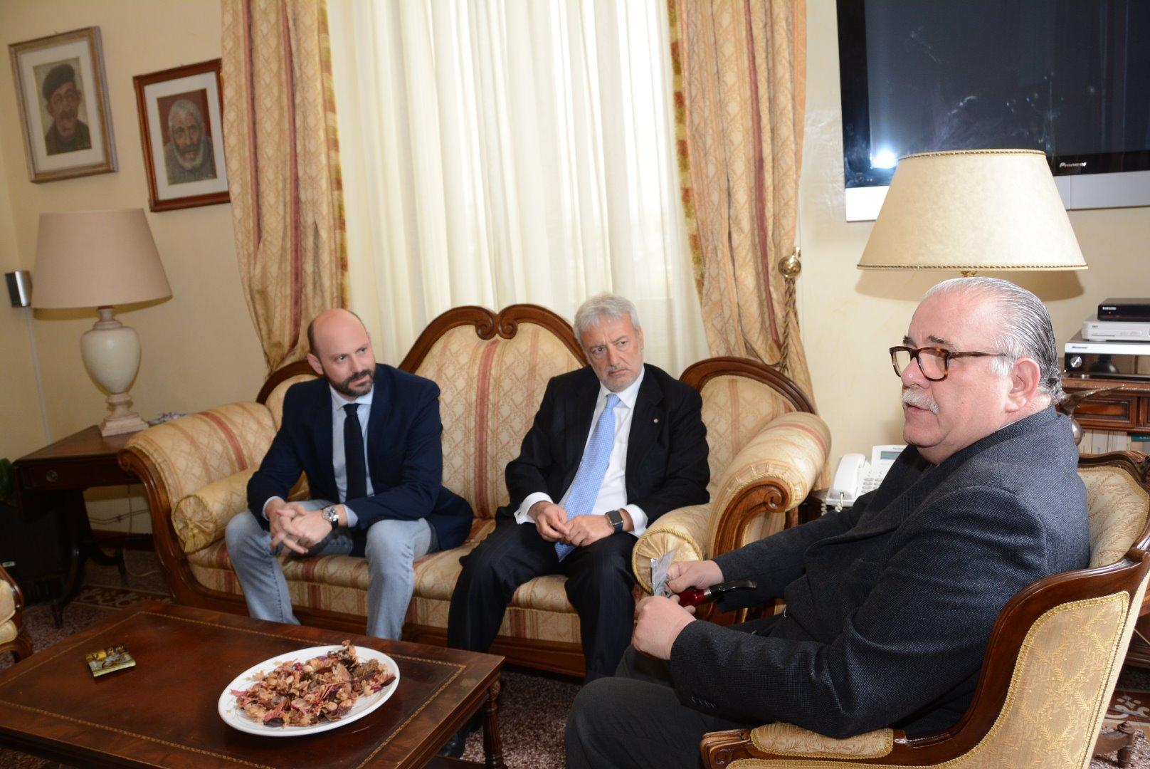 L'incontro con Luigi Rispo, Gianni Giovannelli e Carlo Careddu