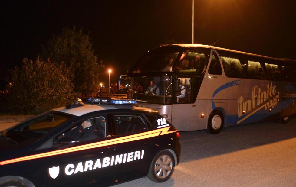 «All’arrivo calci e pugni contro il pullman» 