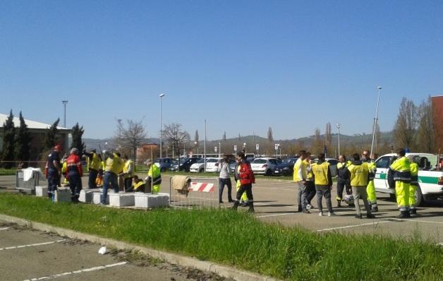 Studenti all’esame di emergenza 