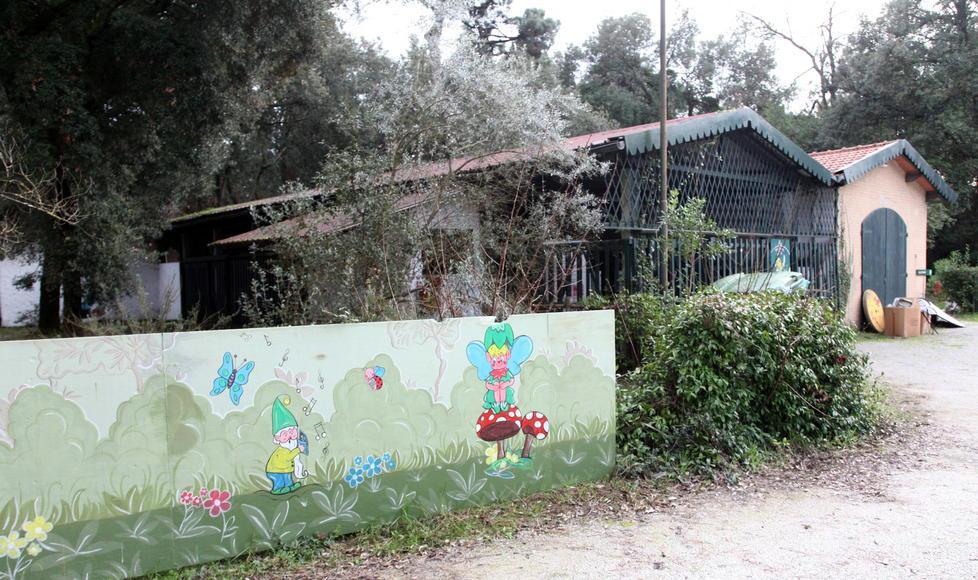 La casetta per lo spazio bambini in Versiliana
