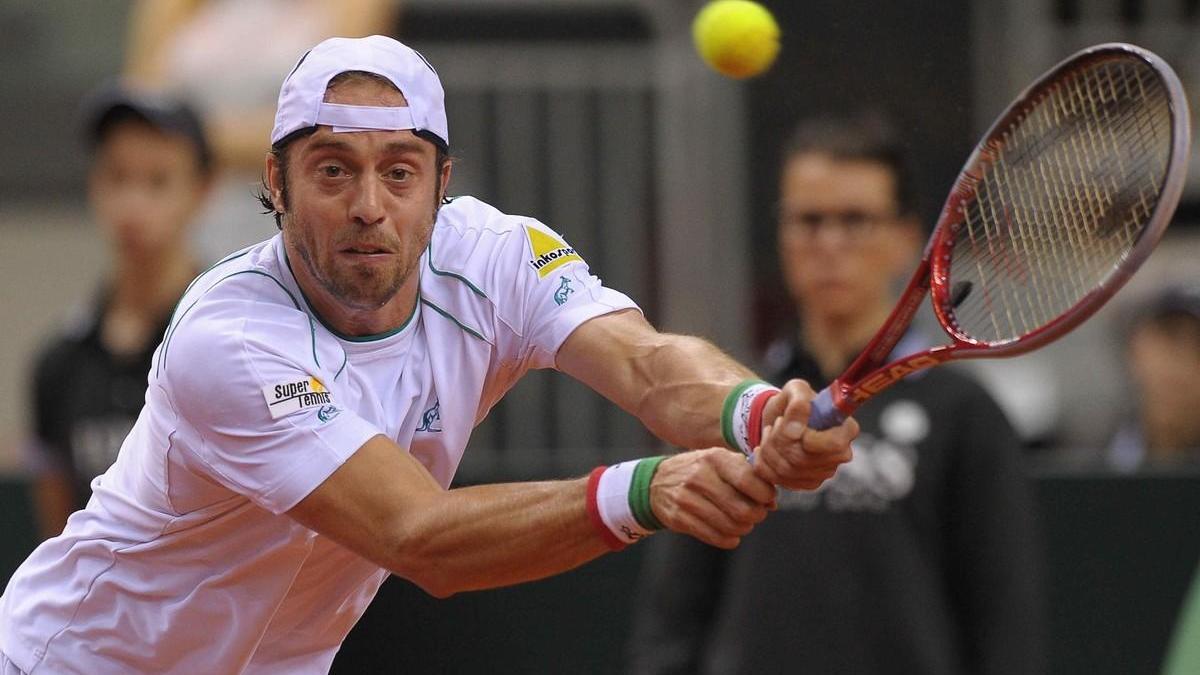 Paolo Lorenzi in azione