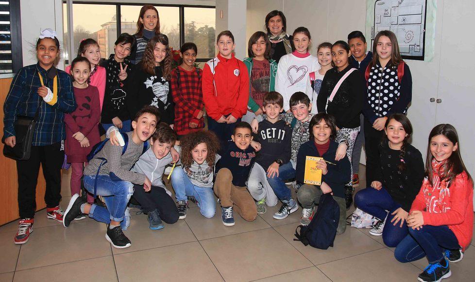 Gli alunni di quinta della Gonzaga in visita alla Gazzetta