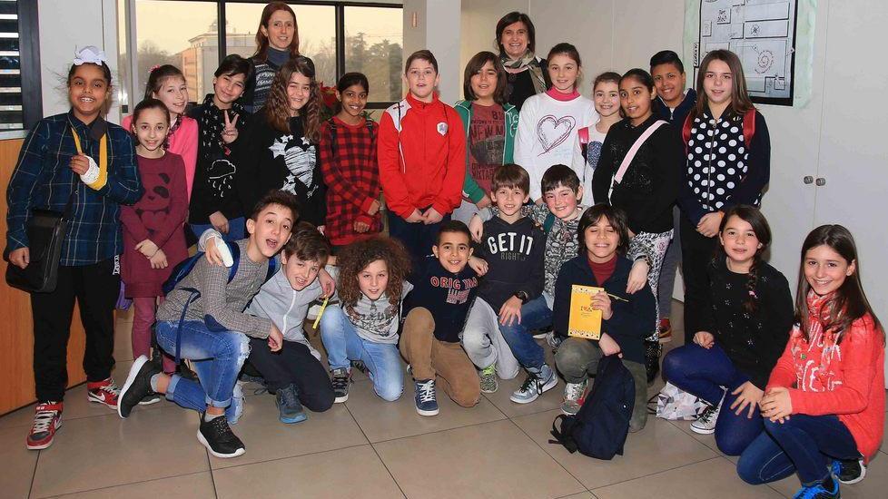 Gli alunni di quinta della Gonzaga in visita alla Gazzetta