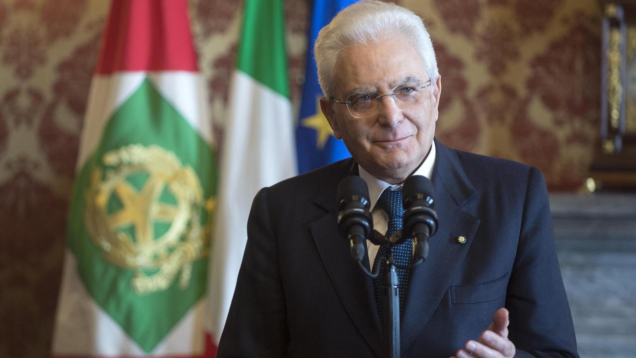 Il presidente Sergio Mattarella