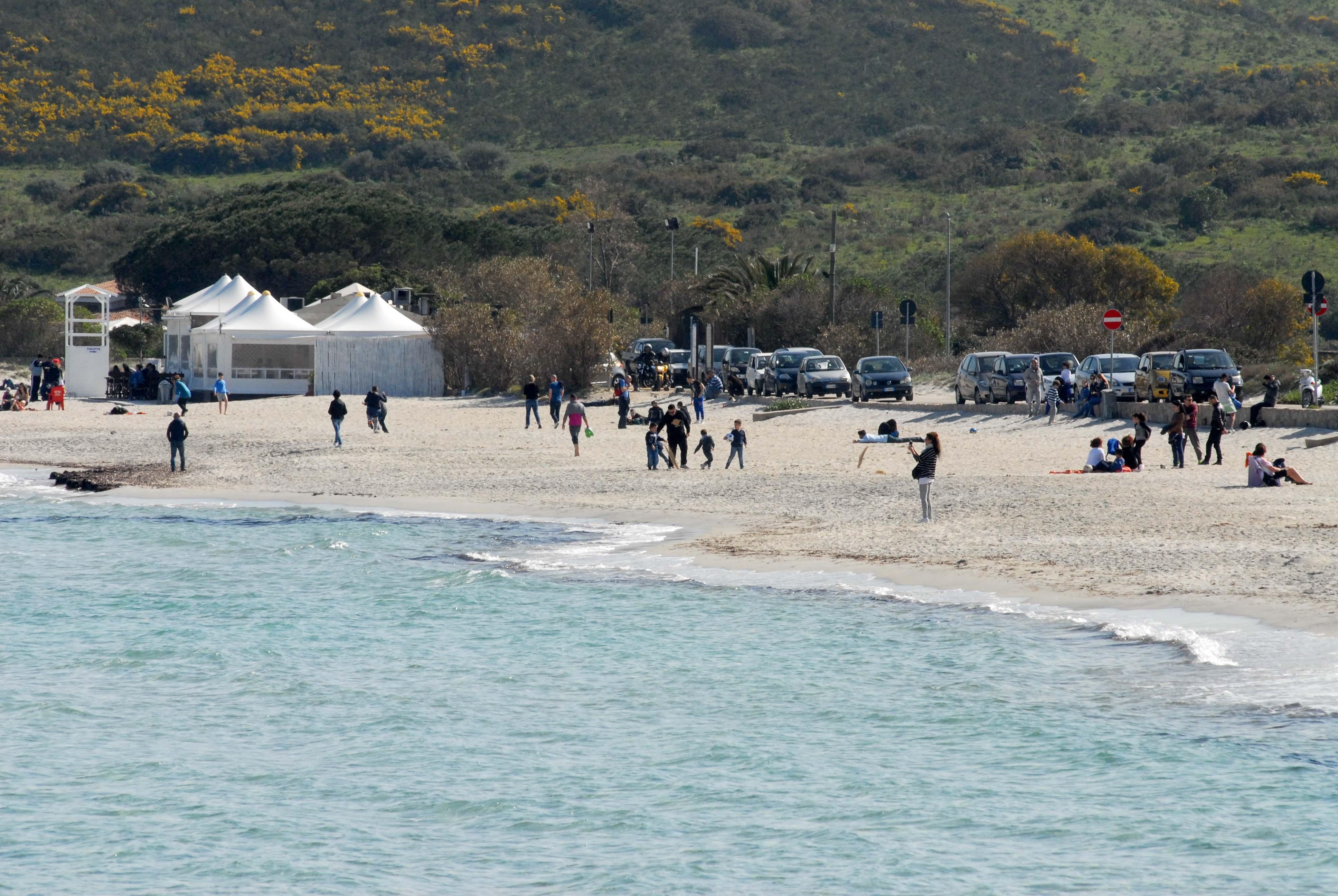 La spiaggia di Pittulongu a Olbia