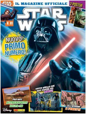 La copertina del primo numero della rivista di Star Wars edita da Panini