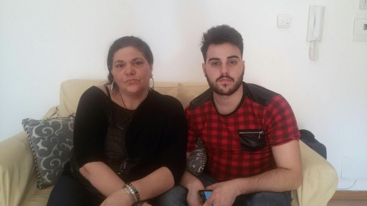Lucia Caruso e il figlio Claudio Delli Gatti