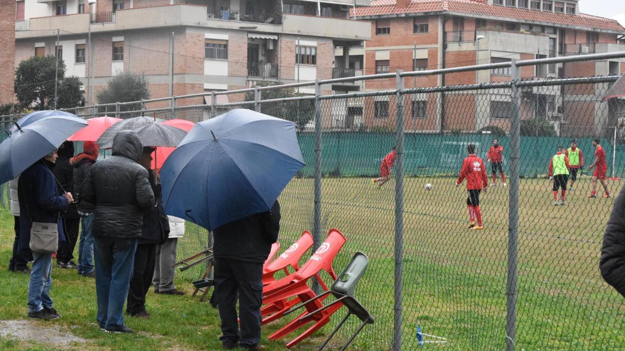 Un allenamento del Grosseto (foto Bf)