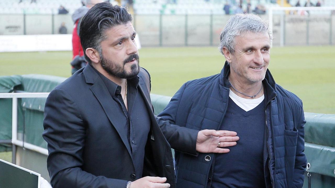 I due tecnici Gattuso e Carboni (Muzzi)