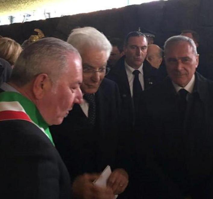Il presidente Mattarella a Sant’Anna di Stazzema 