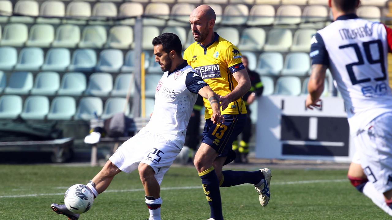 Un'azione della partita
