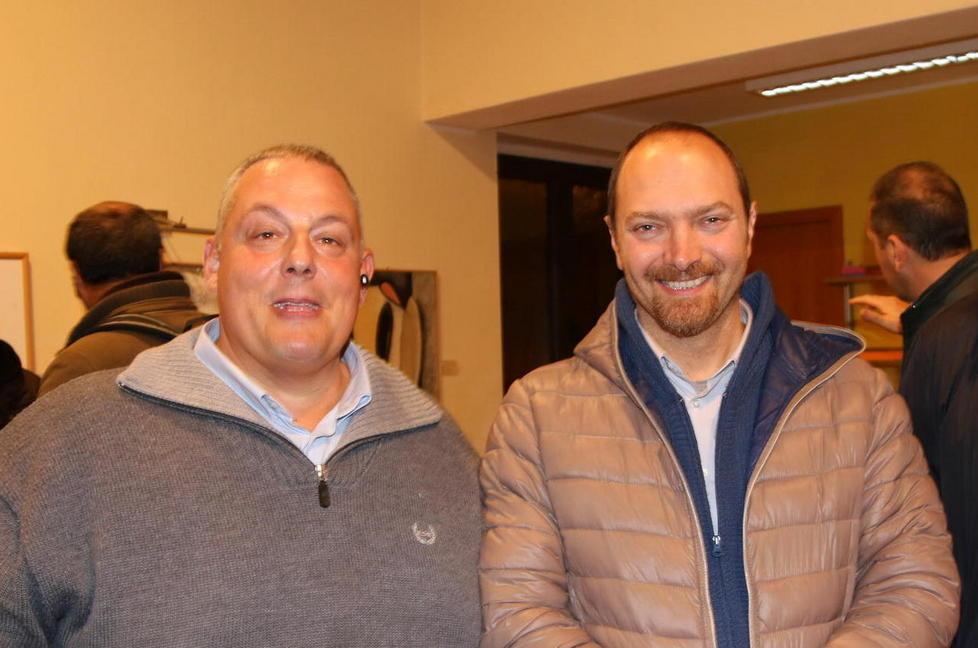 Da sinistra i candidati Antonfrancesco Vivarelli Colonna  di Viva Grosseto, coalizione di centrodestra, e Giacomo Gori del Movimento 5 stelle (foto Bf)