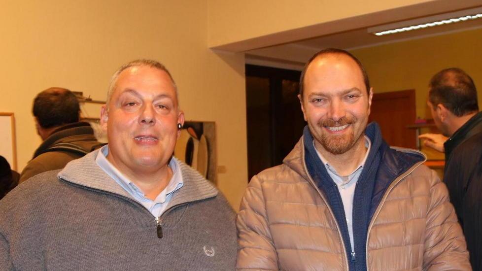 Da sinistra i candidati Antonfrancesco Vivarelli Colonna di Viva Grosseto, coalizione di centrodestra, e Giacomo Gori del Movimento 5 stelle (foto Bf)
