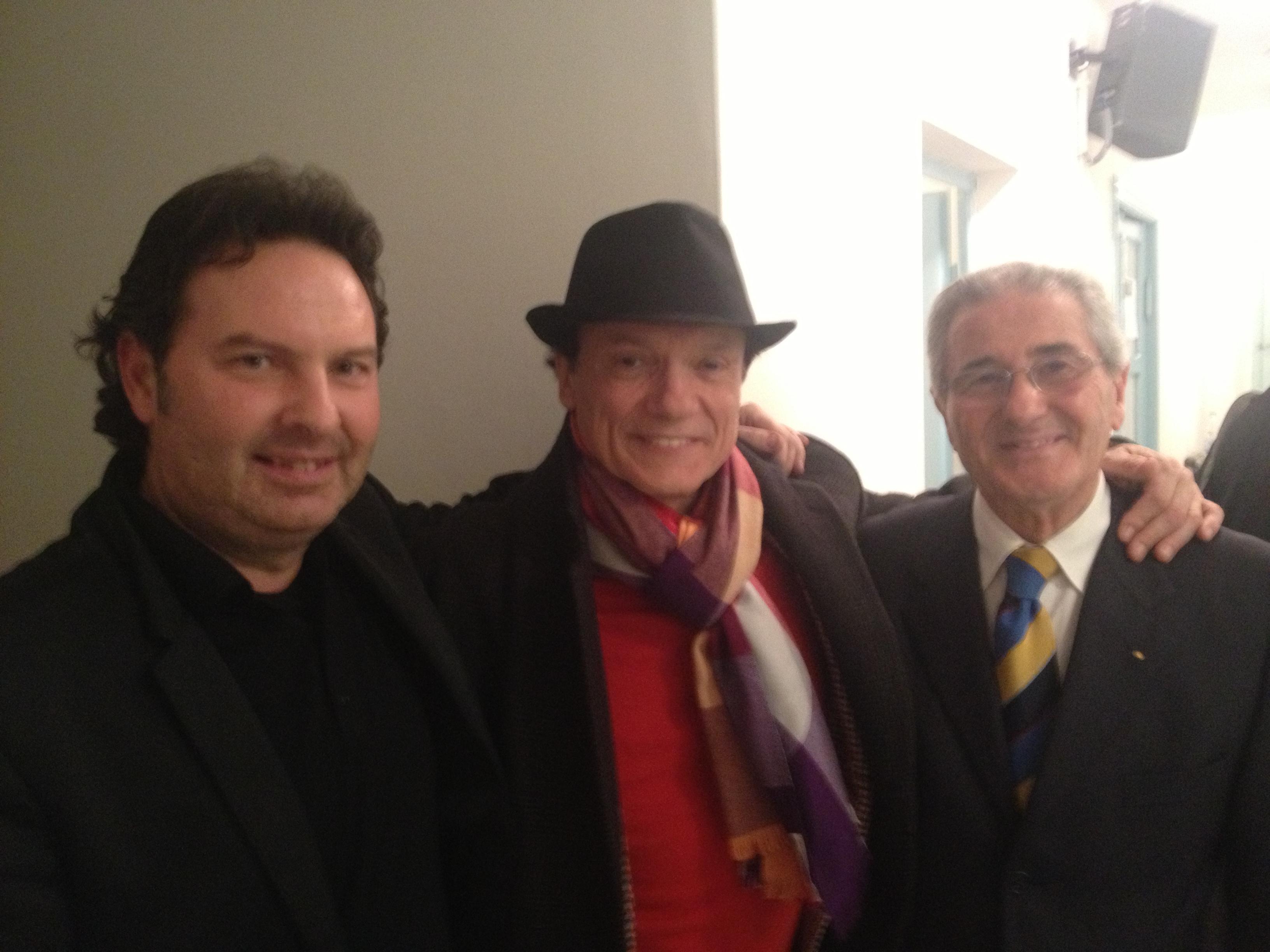 Marcello Mencagli con Massimo Ranieri