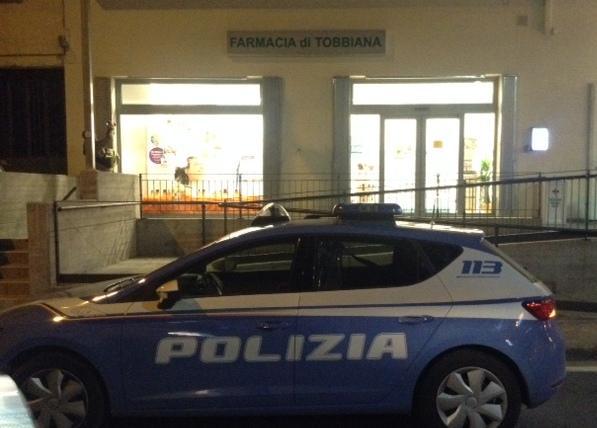 Rapina in farmacia a Tobbiana