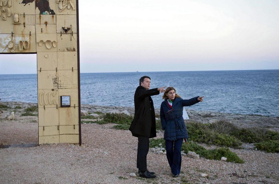 Renzi: «È Lampedusa il cuore dell’Europa»