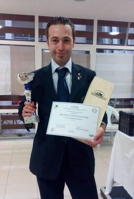 Il drink di Giovanni Acciaro sul podio