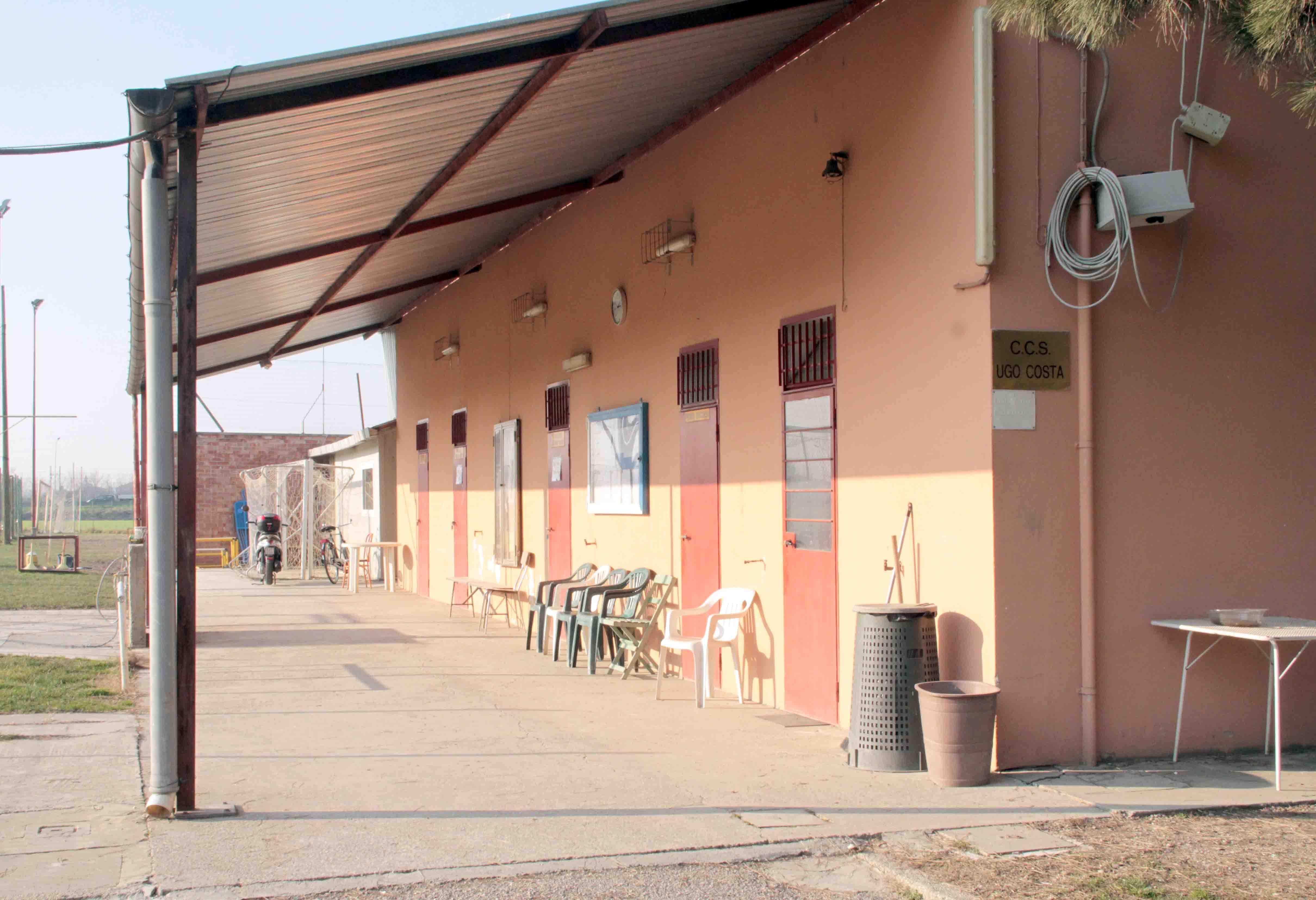 La sede dell'Asd Costa di via Ippolito Nievo