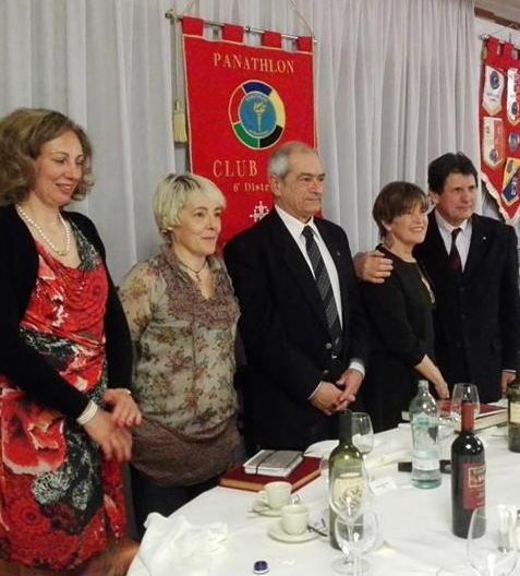 Panathlon International sfilata di campioni alla conviviale di marzo