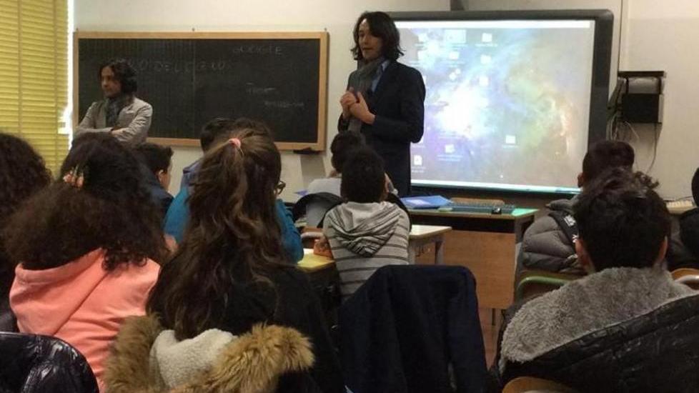 A lezione di accoglienza con gli alunni del Galilei