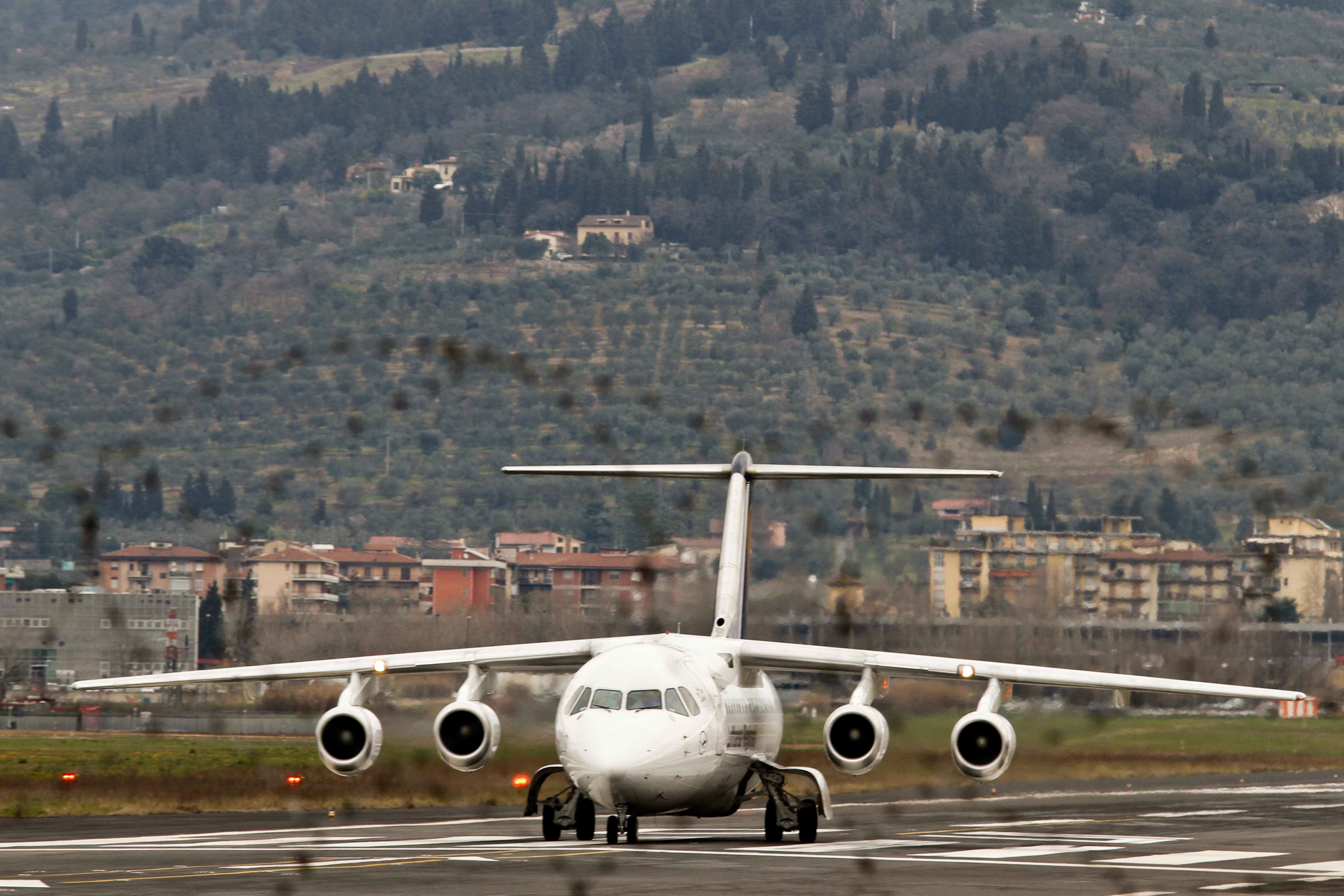 La pista dell'aeroporto di Peretola