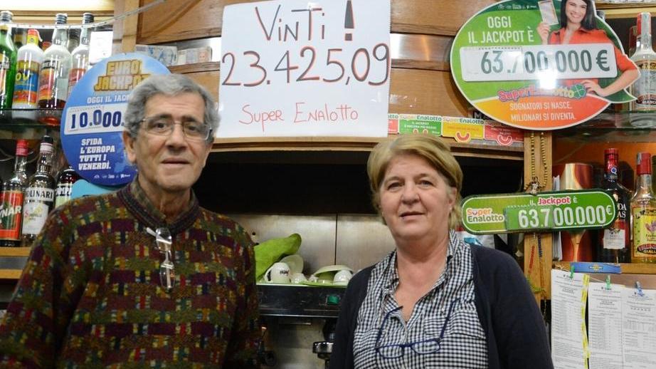 Un 5 da 23mila euro al bar Vernaccia