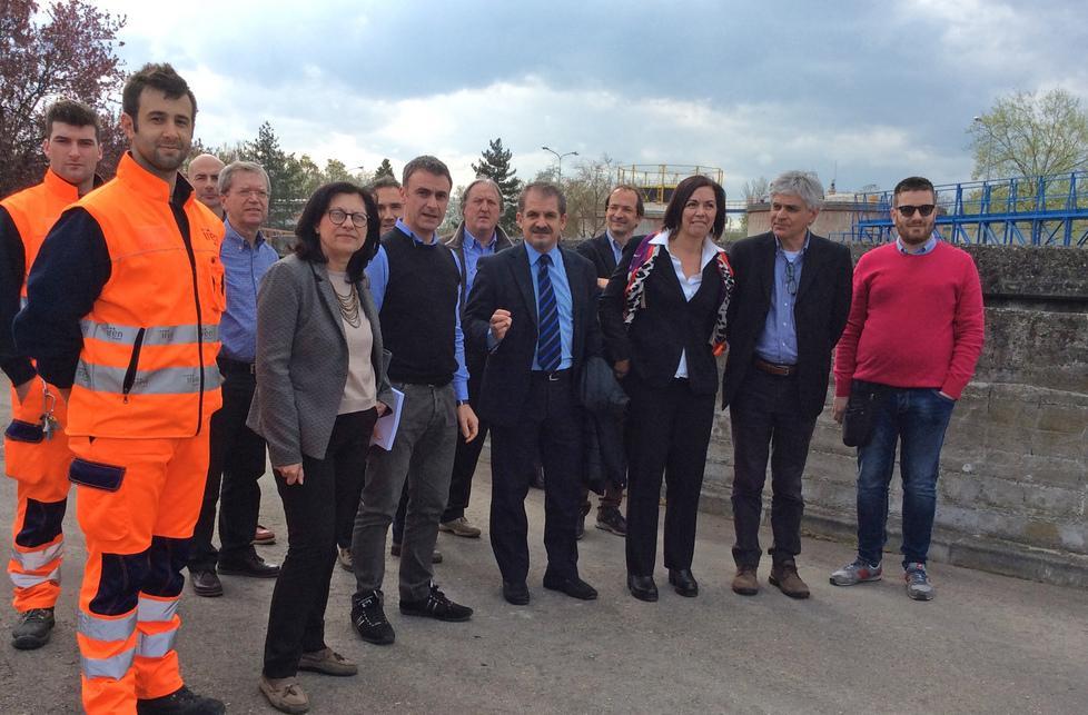 Il direttore di ItaliaSicura in visita al depuratore