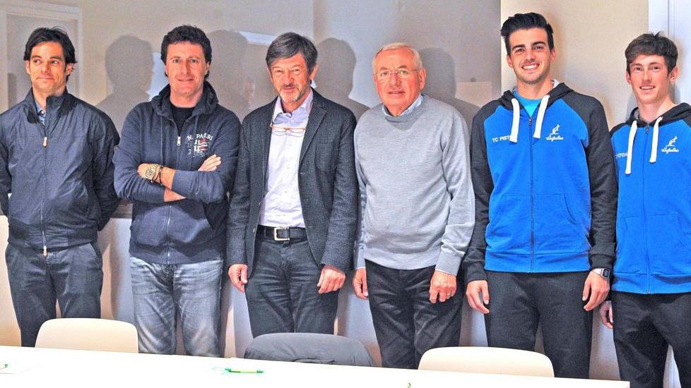 La presentazione della squadra del Tennis Club Pistoia (Foto Gori)