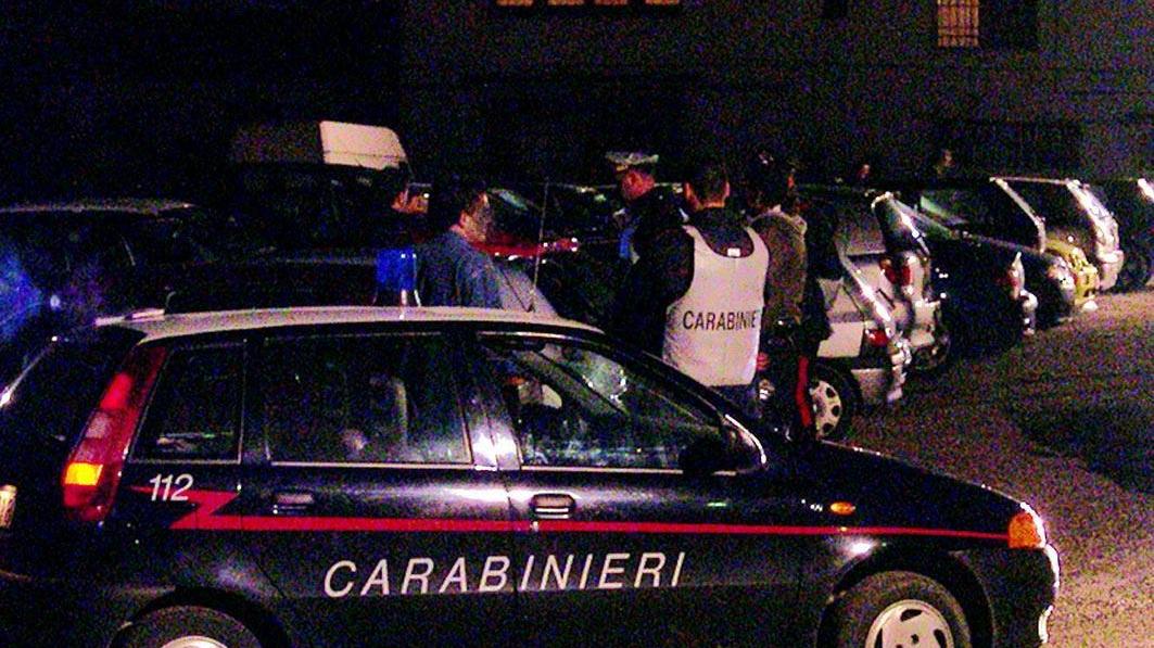 Intervento notturno dei carabinieri