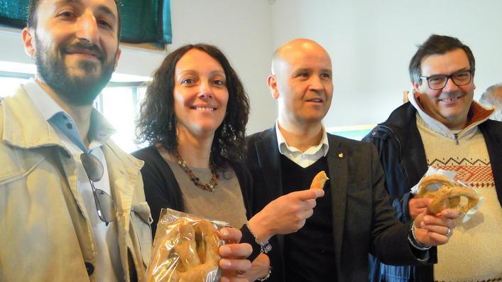 Da sinistra, Libero Conti, Fabiana Fabbreschi, Massimo Bernacchini, Moreno Cortecci