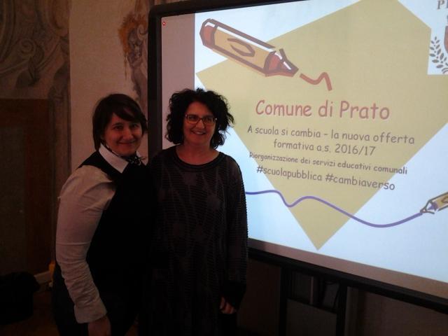 Gli assessori Benedetta Squittieri (a sinistra) e Maria Grazia Ciambellotti