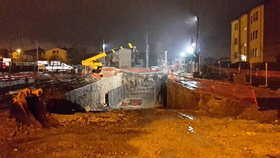 Cantiere al sottopasso, stop ai treni nel weekend