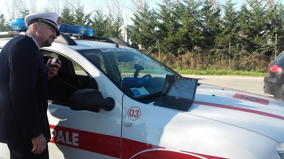 La Polizia municipale di Montemurlo all'opera