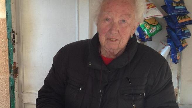 Elsa Sanguinetti, 86 anni, meglio conosciuta come la "Chiccaia"