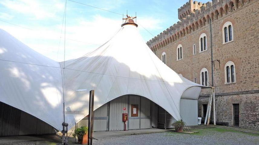 La tensostruttura a lato del Pasquini (foto Falorni/Silvi)