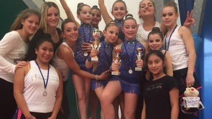 Albachiara domina nella ginnastica ritmica