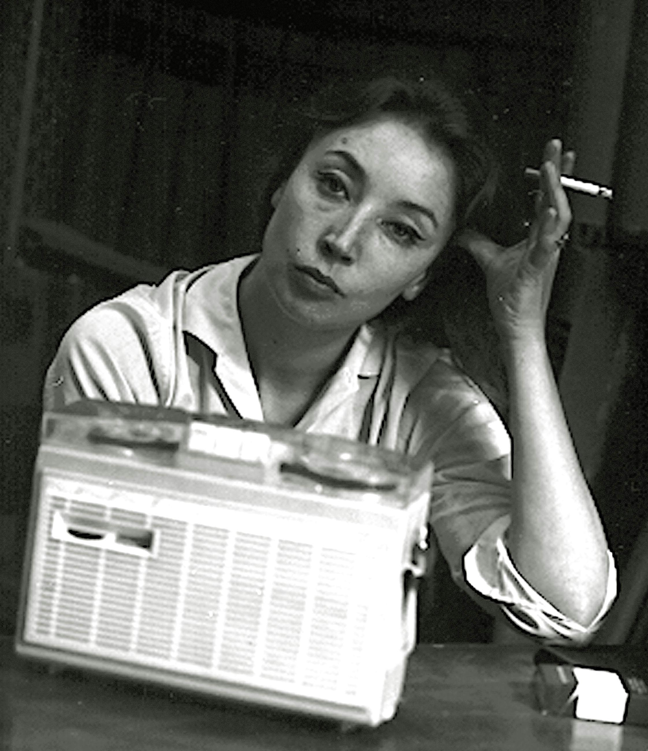 Un'immagine di Oriana Fallaci: uno spettacolo alla Fondazione Tronci dedicato alla famosa giornalista