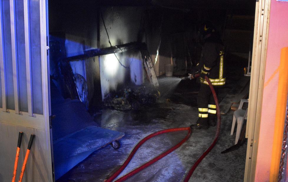Oristano, incendio nella Casa di cura "Madonna del Rimedio"