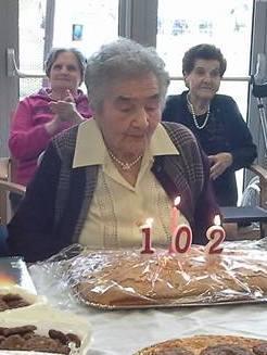 Il sindaco alla Casa Cervi per i 102 anni di nonna Rina 