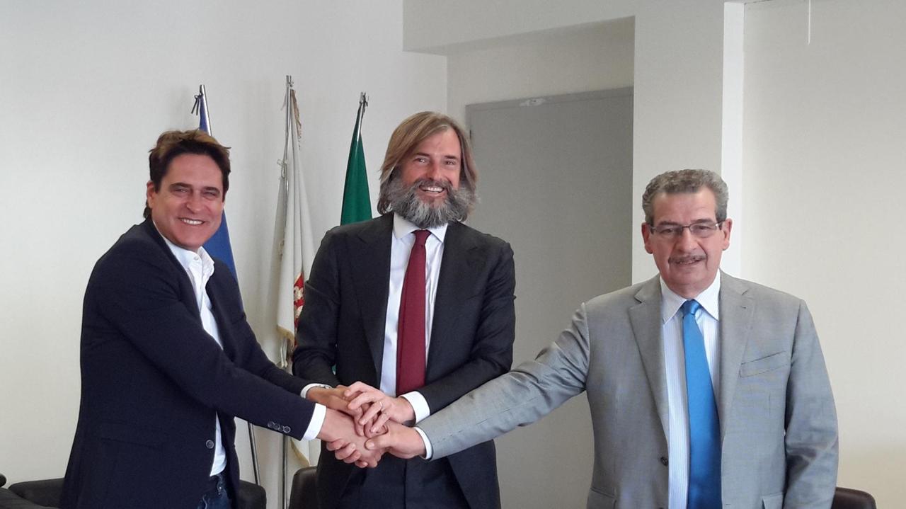 Da sinistra Bettazzi, Cavicchi e Belli