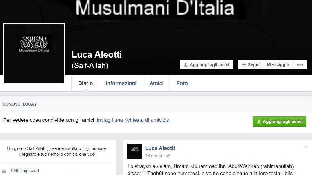 Terrorismo, nuova indagine su Luca Aleotti