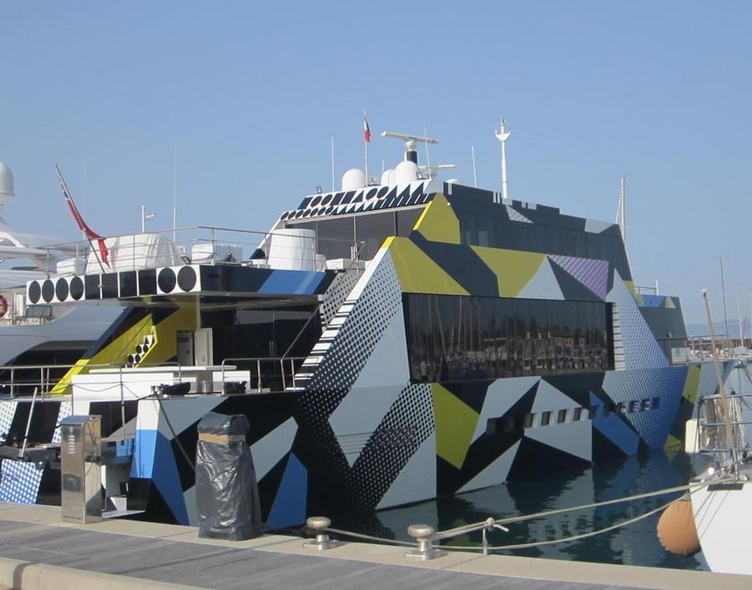 In porto c’è Guilty, lo yacht opera d’arte 