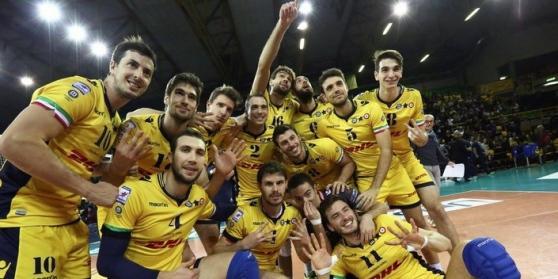 Superlega/ Playoff volley: una grande  Dhl batte 3-1  la  Diatec Trentino 