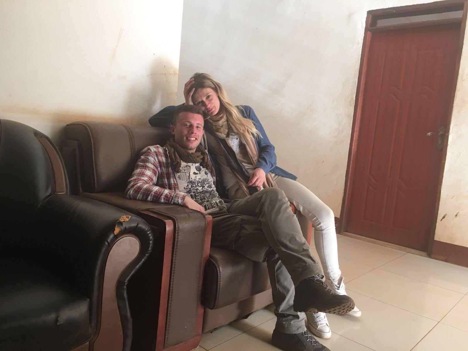 Nuria Biuzzi e Cristian Gonnelli (foto dalla pagina Facebook di Rtv38)