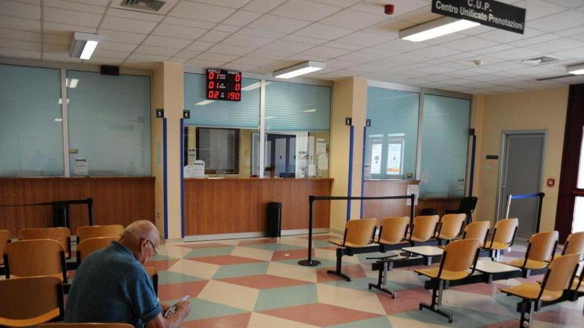 Il Cup presso l'ospedale di Cecina (Foto Falorni/Silvi)