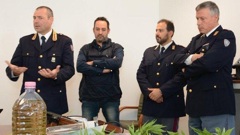Arrestato un manovale: aveva un “orto” di droga