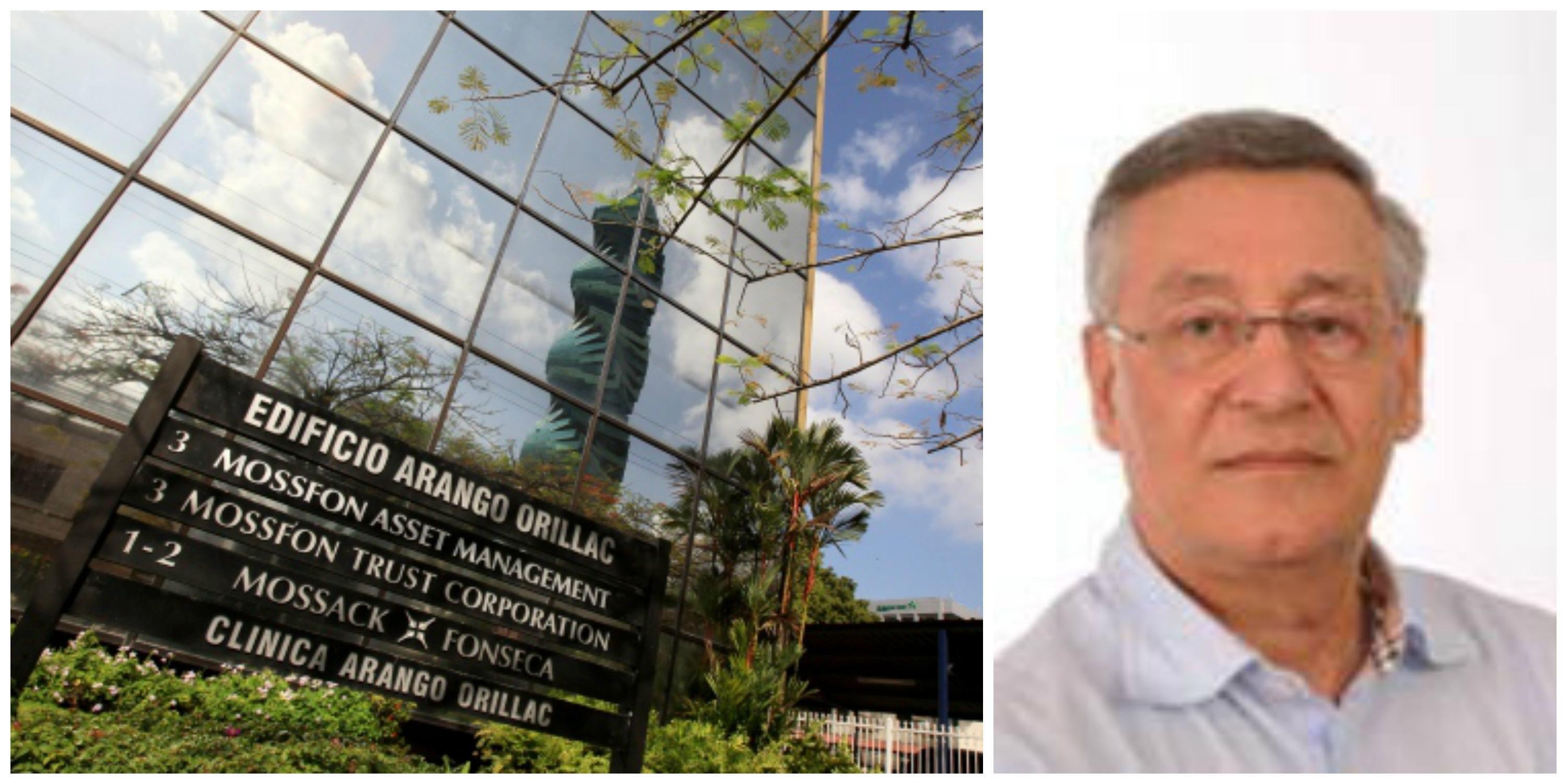 La sede degli uffici a Panama e Roberto Notangelo