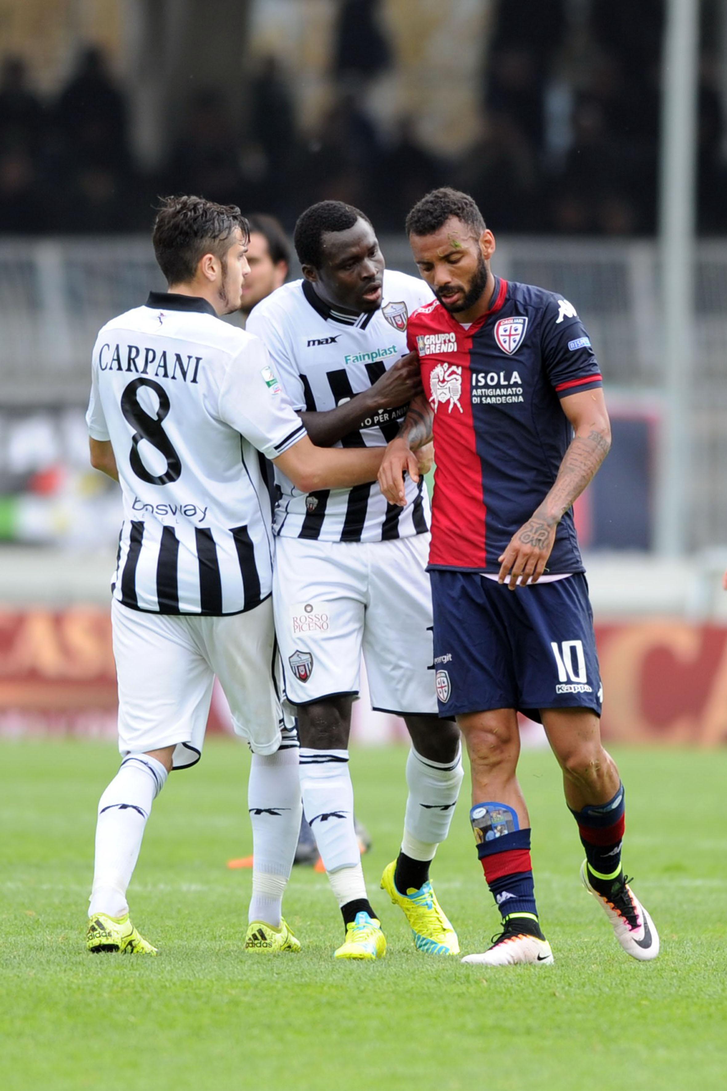 Joao Pedro autore delll'unico gol del Cagliari ad Ascoli