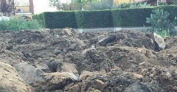 «C’è una nuova discarica», ma sono lavori per un giardino