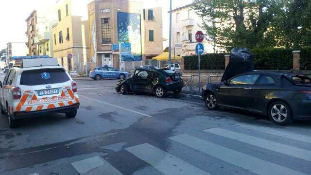 L'incidente in via Roma